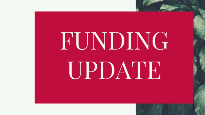 Funding update Thursday 13th Feb 2025