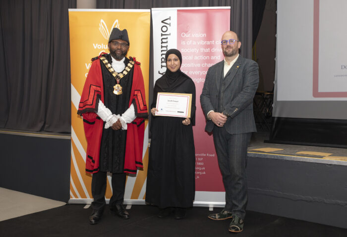 Sarah Drouazi, Minority Matters Sarah Drouazi, Minority Matters - Young Volunteer of the Year with the Mayor